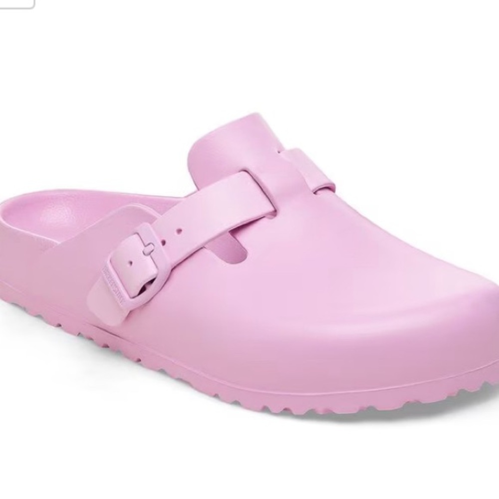 Birkenstock Pink EVA Clog Mule with Adjustable Strap